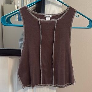 Garage brand cropped tank